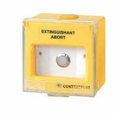 DECLANCHEUR MANUEL JAUNE EXTINGUISHANT ABORT